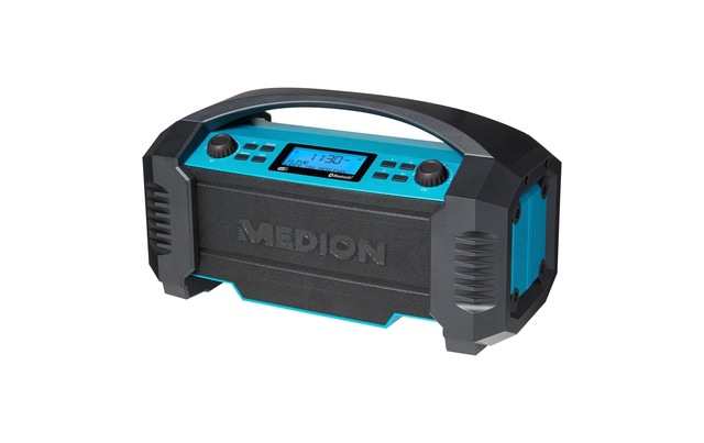 Medion® Baustellenradio »LIFE E66050 Blau« (Bluetooth Digitalradio (DAB+) | FM-Tuner )