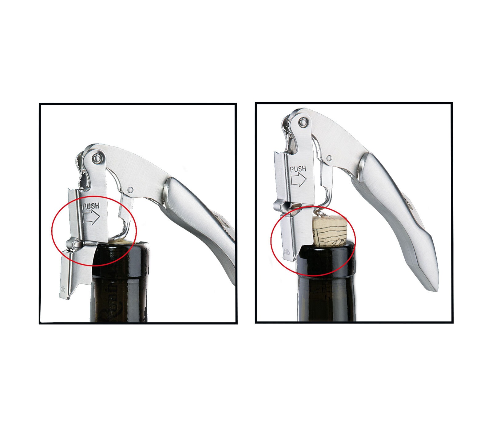 cilio Kellnermesser CLASSIC 12 cm silberfarbig