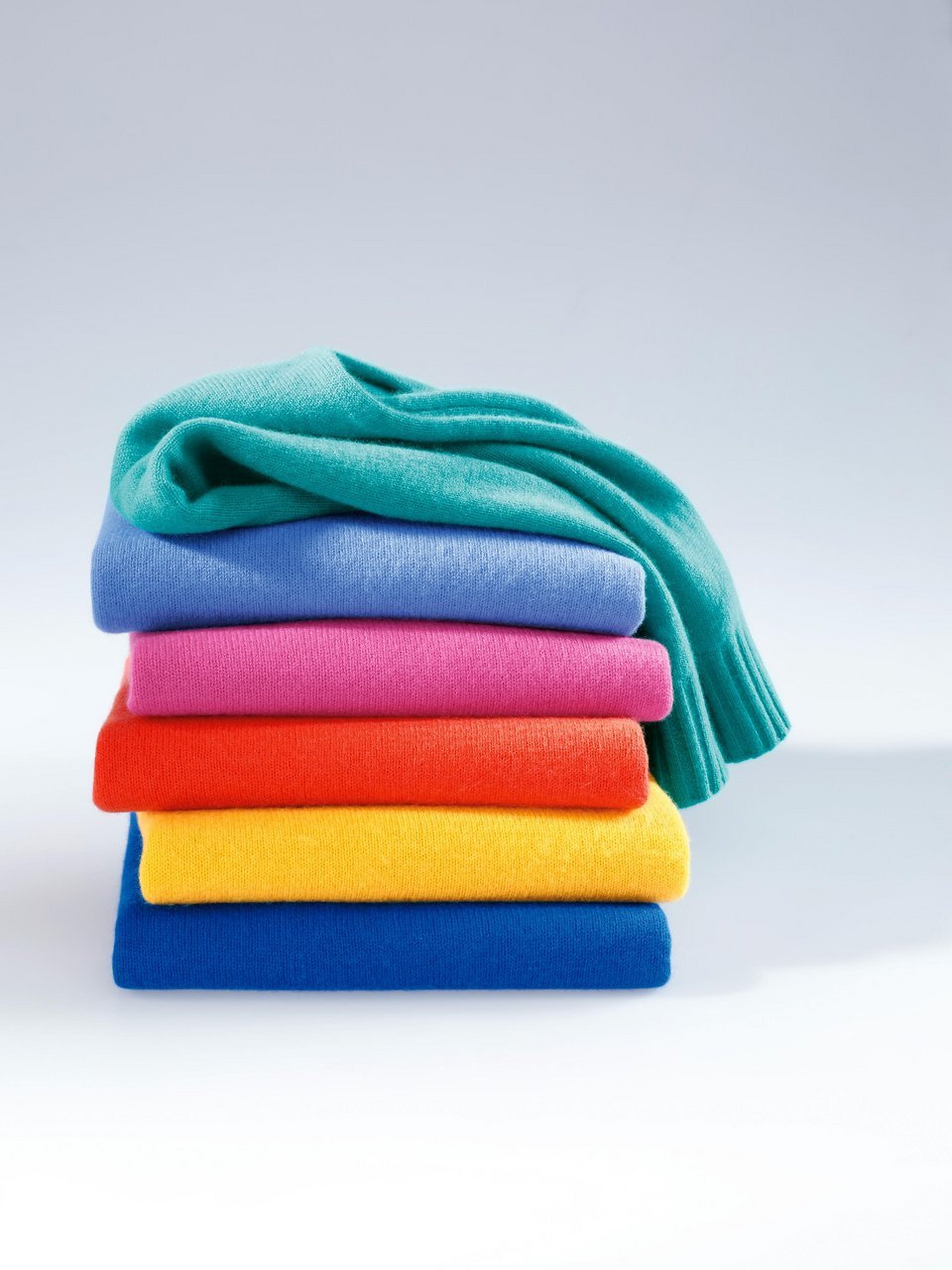 Rundhals-Pullover aus 100% Premium-Kaschmir
