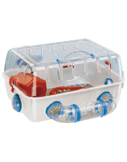 Ferplast Hamsterkooi Combi 1 - Dierenverblijf - 40.5x29.5x22.5 cm Wit