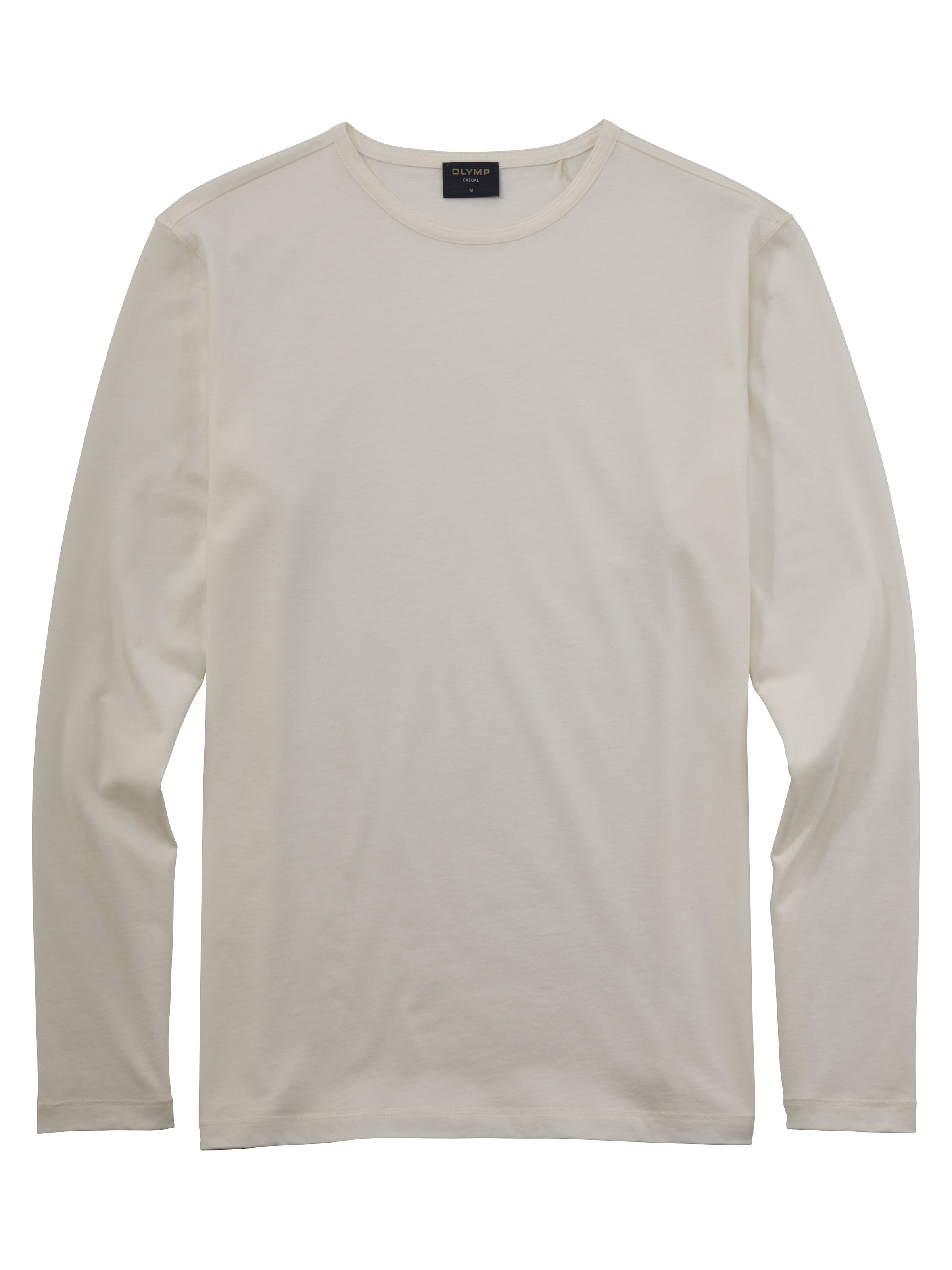 OLYMP Longsleeve , Single Jersey, unifarben, regular fit, Rundhals, casual