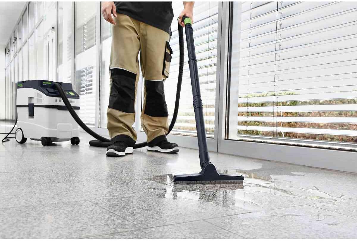 Festool Absaugmobil CT 25 E-Set CLEANTEC (mit Hauptfilter, Saugschlauch, SELFCLEAN Filtersack, Fugendüse, Polsterdüse, Handrohr gebogen, Verlängerungsrohre, Bodendüse)