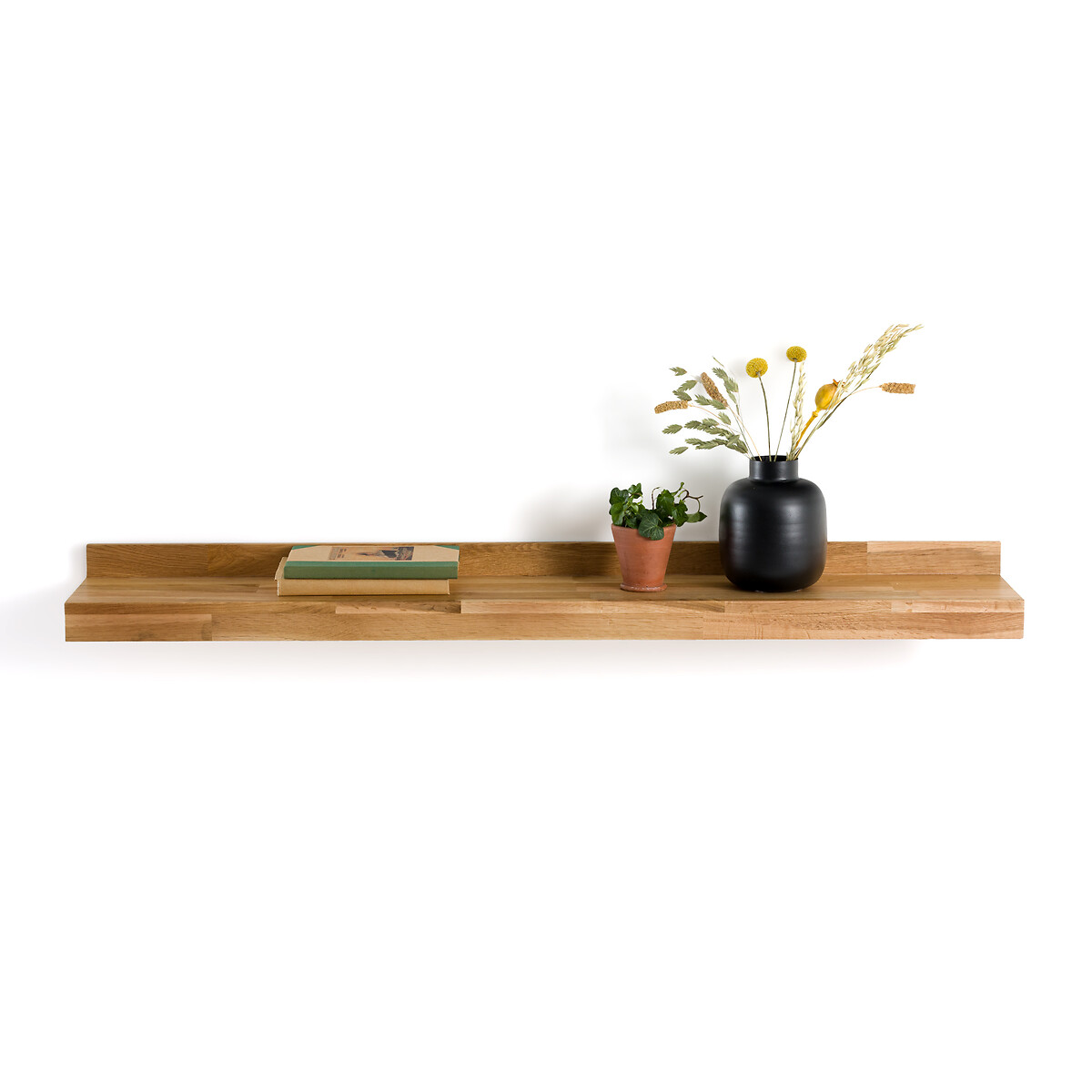 LA REDOUTE INTERIEURS<br>Prateleira de parede em carvalho maciço, 120 cm, Hiba