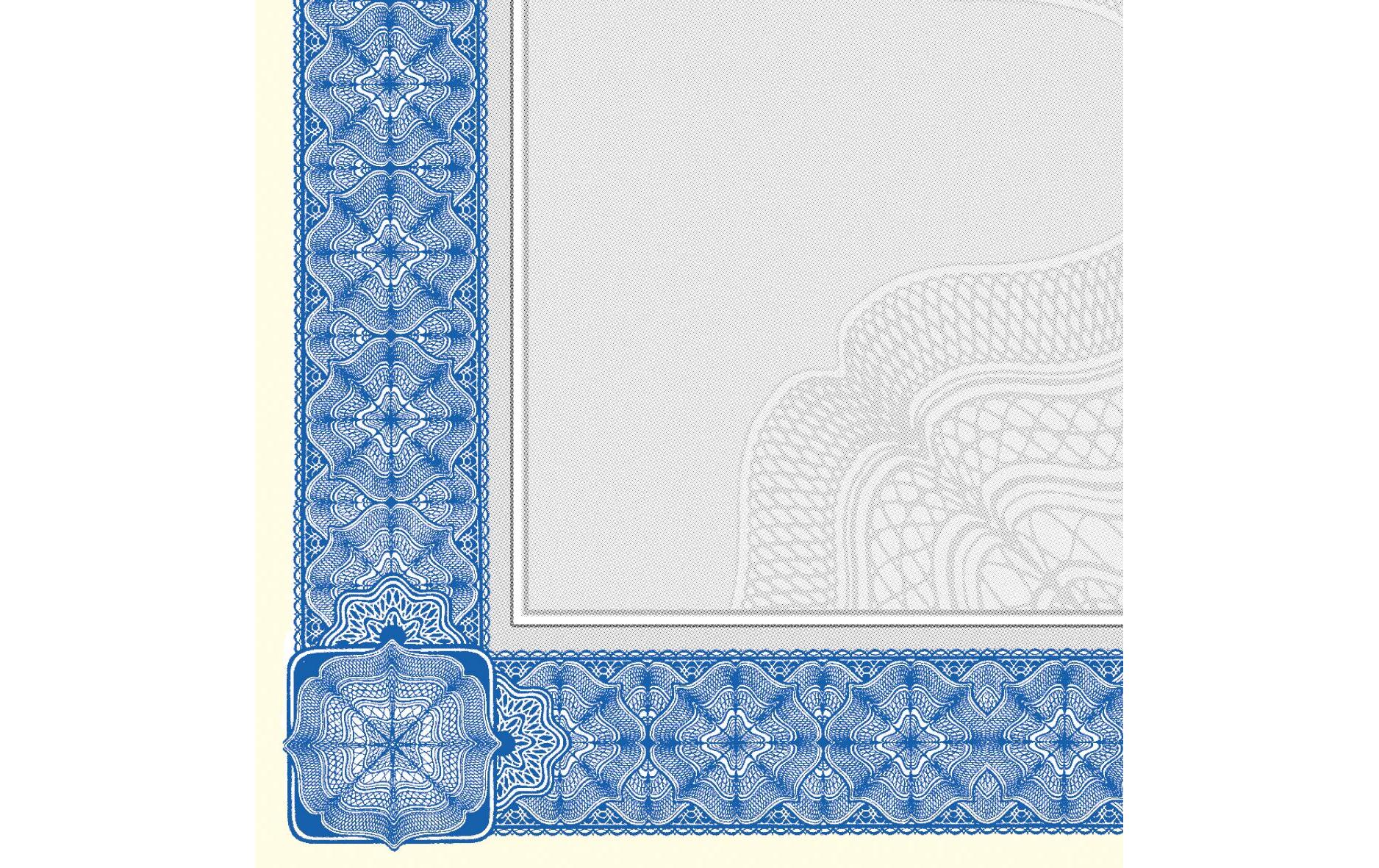Motivpapier Wertpapier A4, 185 g, 20 Blatt, BlauIdeal zum Bedrucken