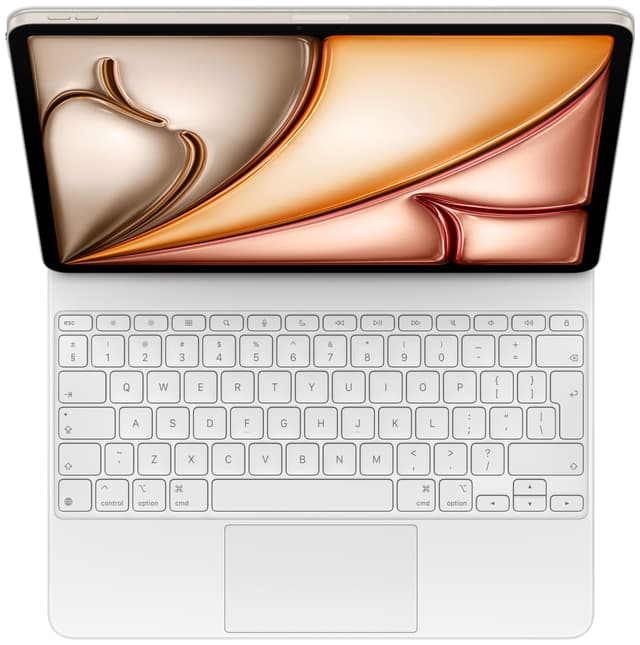 Magic Keyboard til iPad Air 13-inch (M3) Dansk (Hvid)