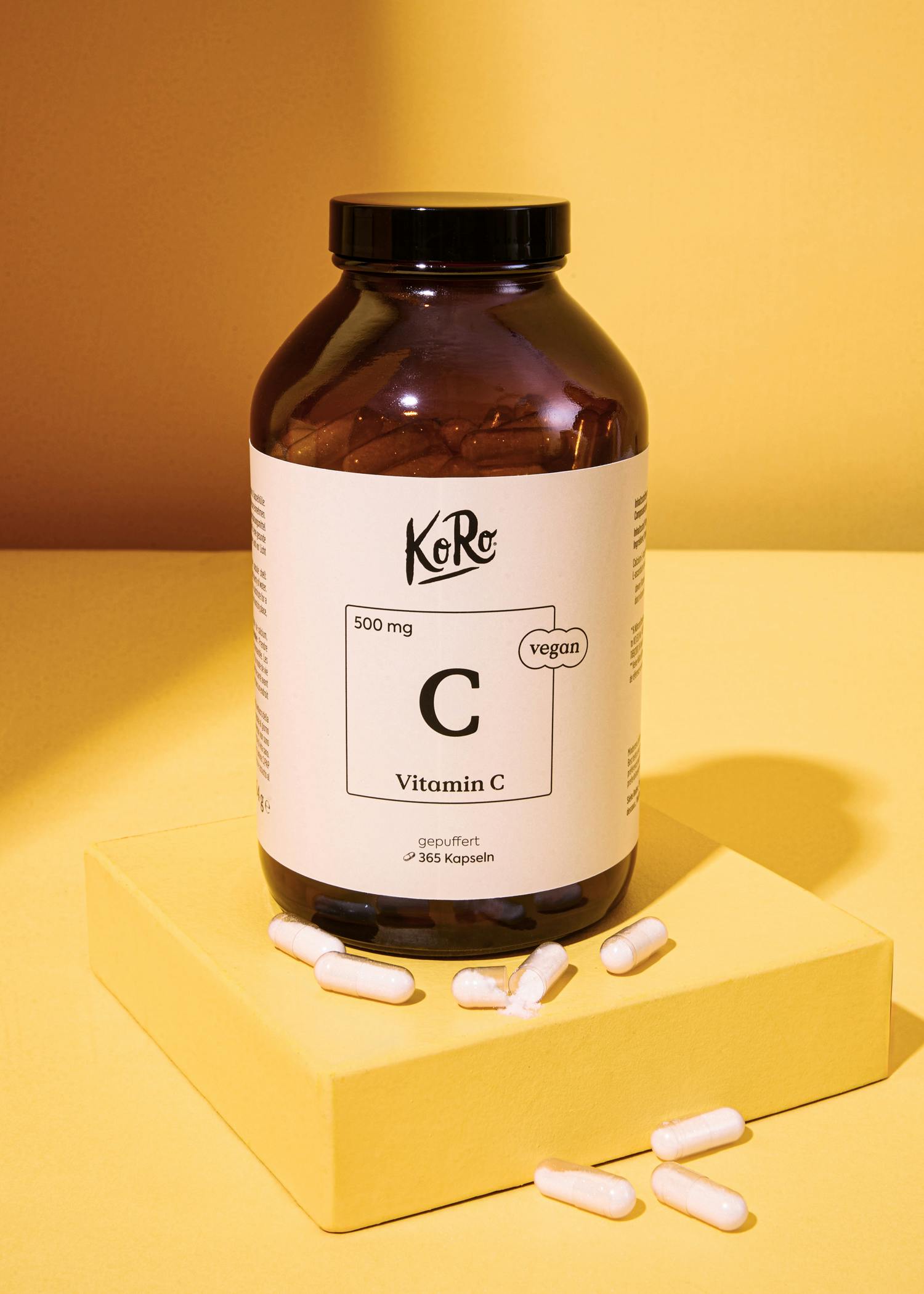 Gepuffertes Vitamin C Kapseln 365 Stück