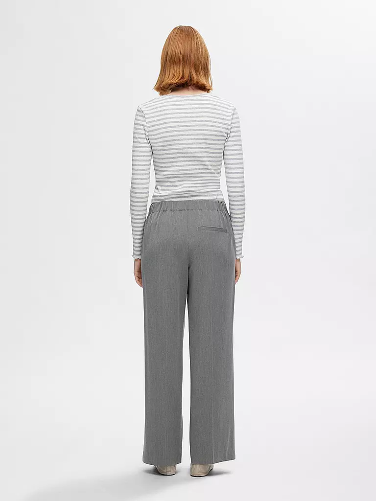 SELECTED FEMME Marlenehose SLFEMMA grau