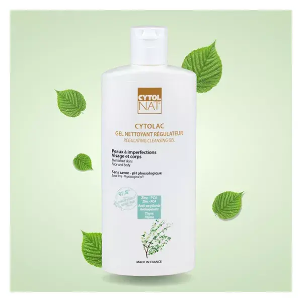Cytolnat - Cytolac Gel Nettoyant Régulateur