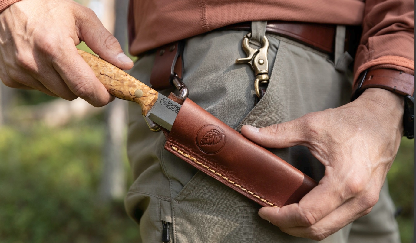 Casström No. 8 Swedish Forrest Knife<br>Flat sliping for skarpere knivblad!