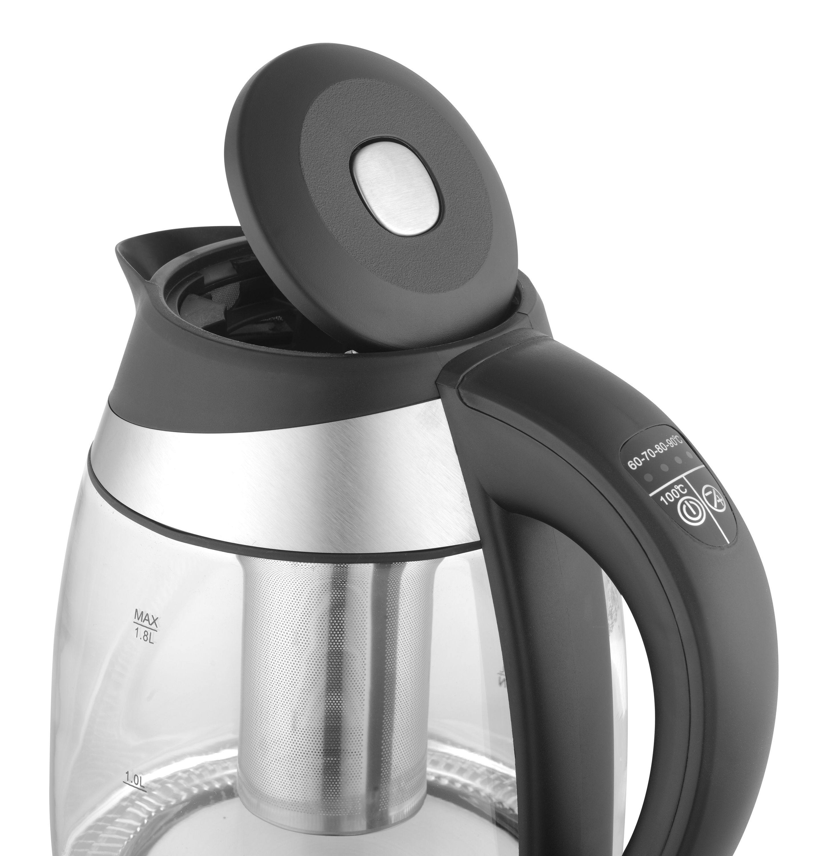 Wasserkocher mit Temperaturwahl 1.8L