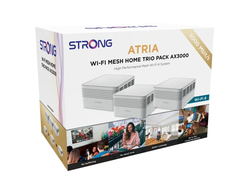 Strong ATRIA - Wi-Fi-system - (3 routere) - mesh