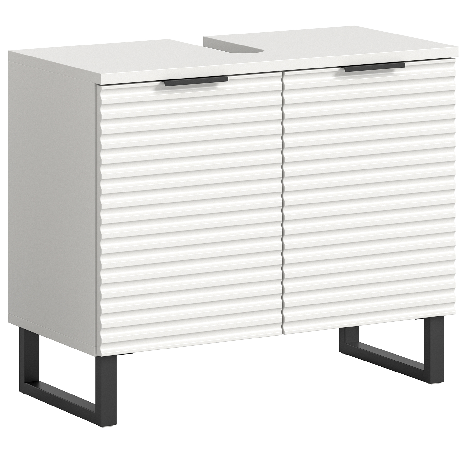 Waschbeckenunterschrank RIFF - weiß - 70 cm