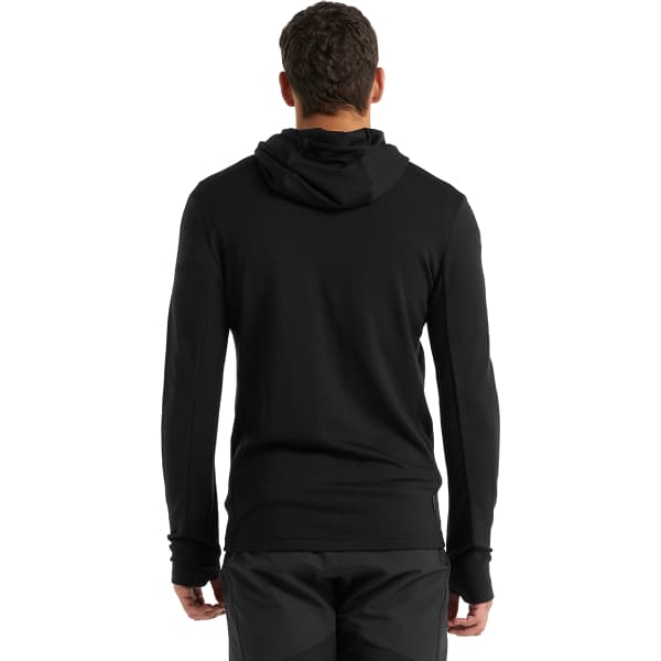 Veste polaire ICEBREAKER QUANTUM III LS ZIP HOODIE BLACK