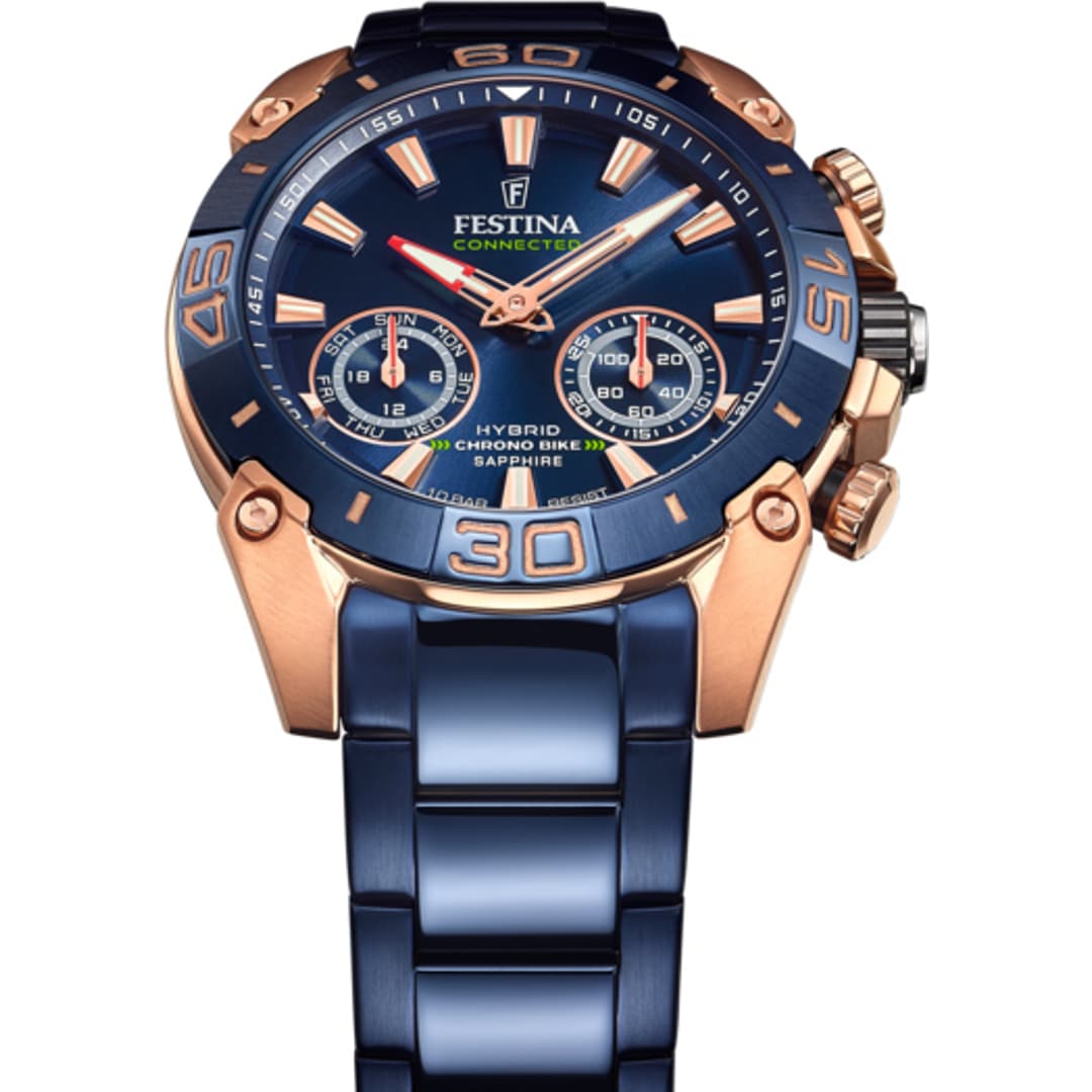 Festina Connected Chrono Bike Hybrid Special Edition Rosé / Blau