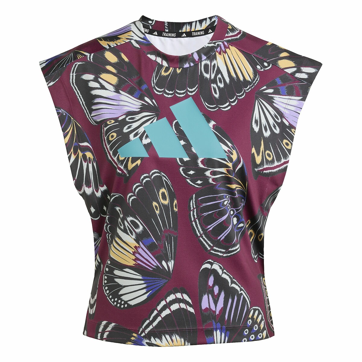 Camiseta esportiva adidas Performance com estampa FARM RIO