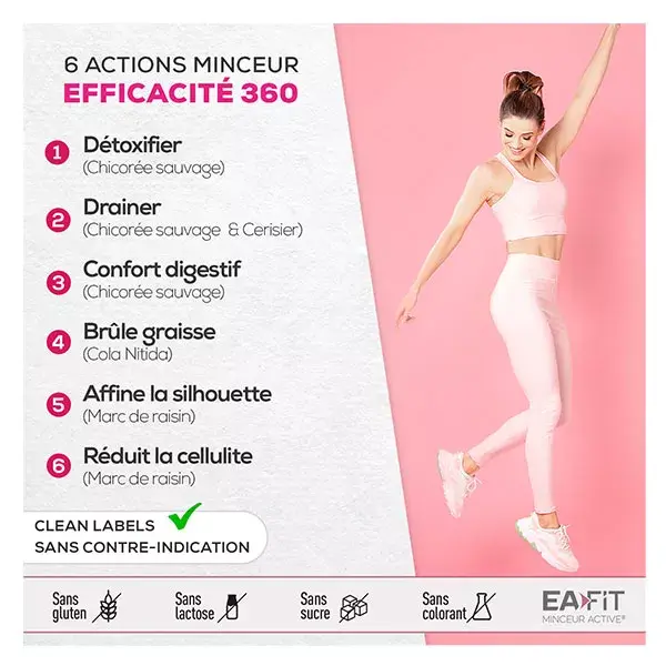 Bebida Eafit Slimming 360 - Drenante e Queima Gordura - 500 ml - Sabor Abacaxi