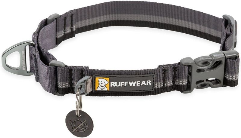 Ruffwear - Web Reaction™ - Hondenhalsband - Basaltgrijs - Duurzaam Webbingmateriaal