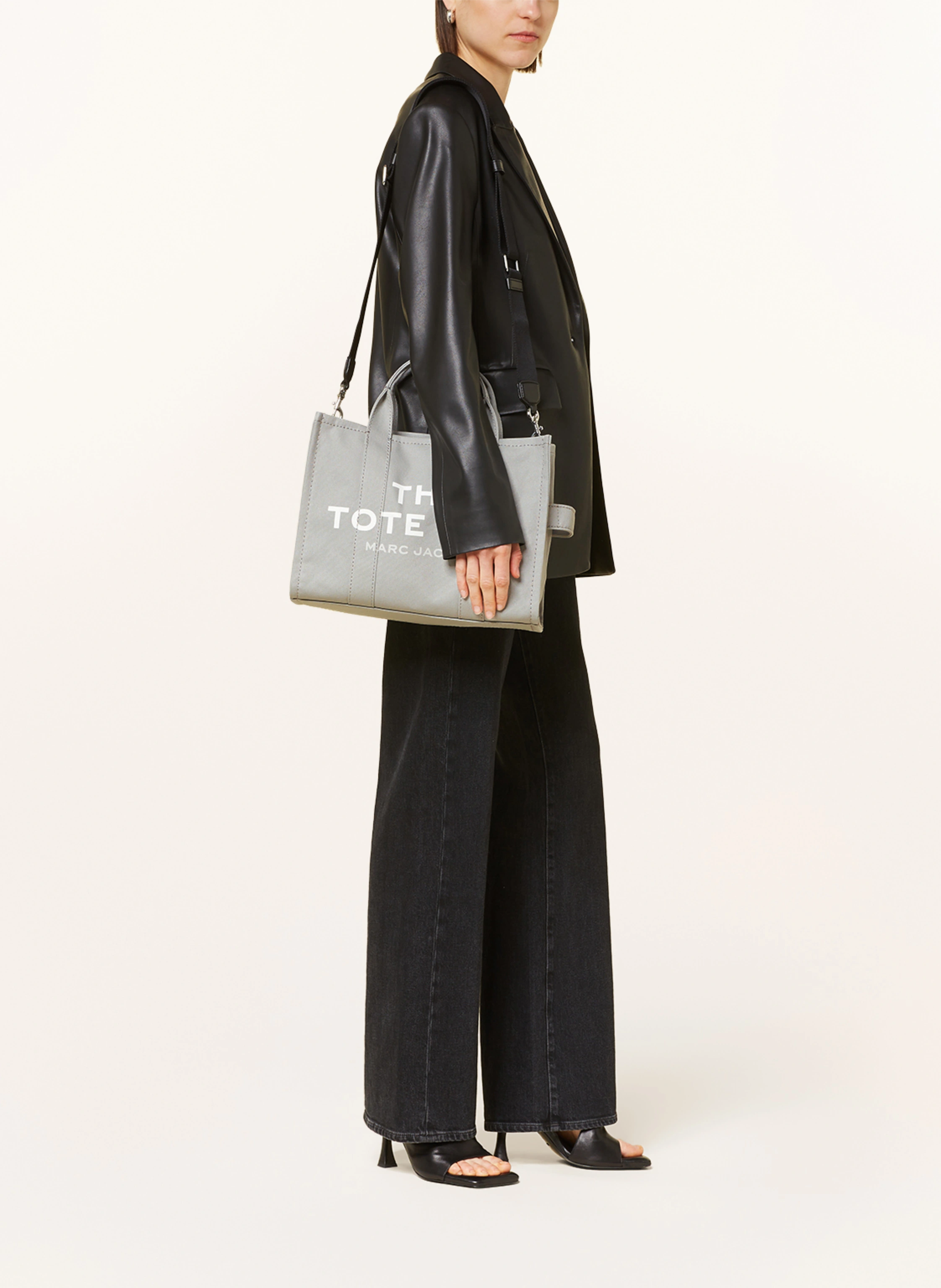 MARC JACOBS Shopper THE MEDIUM TOTE BAG CANVAS