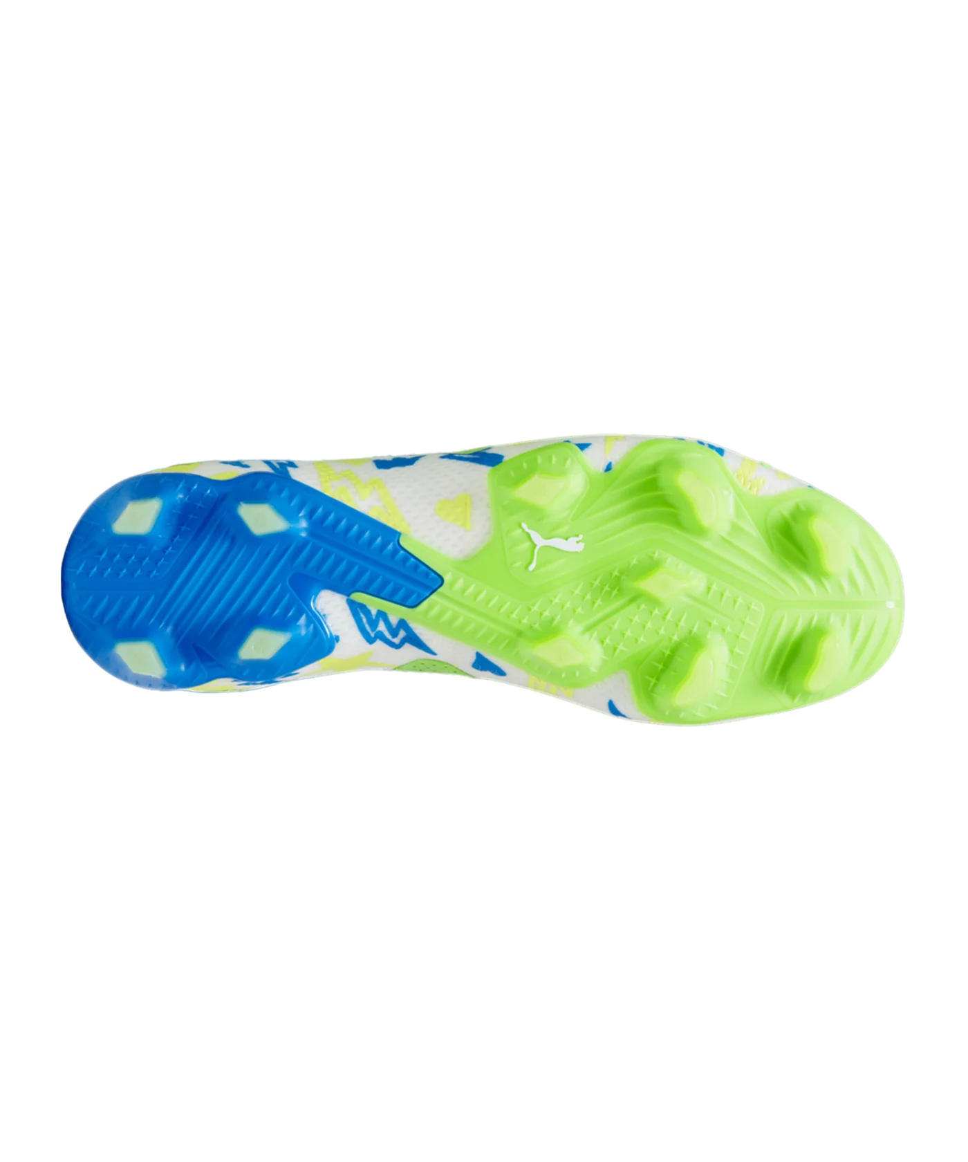 PUMA FUTURE Ultimate FG/AG NJr Weiss Blau F01