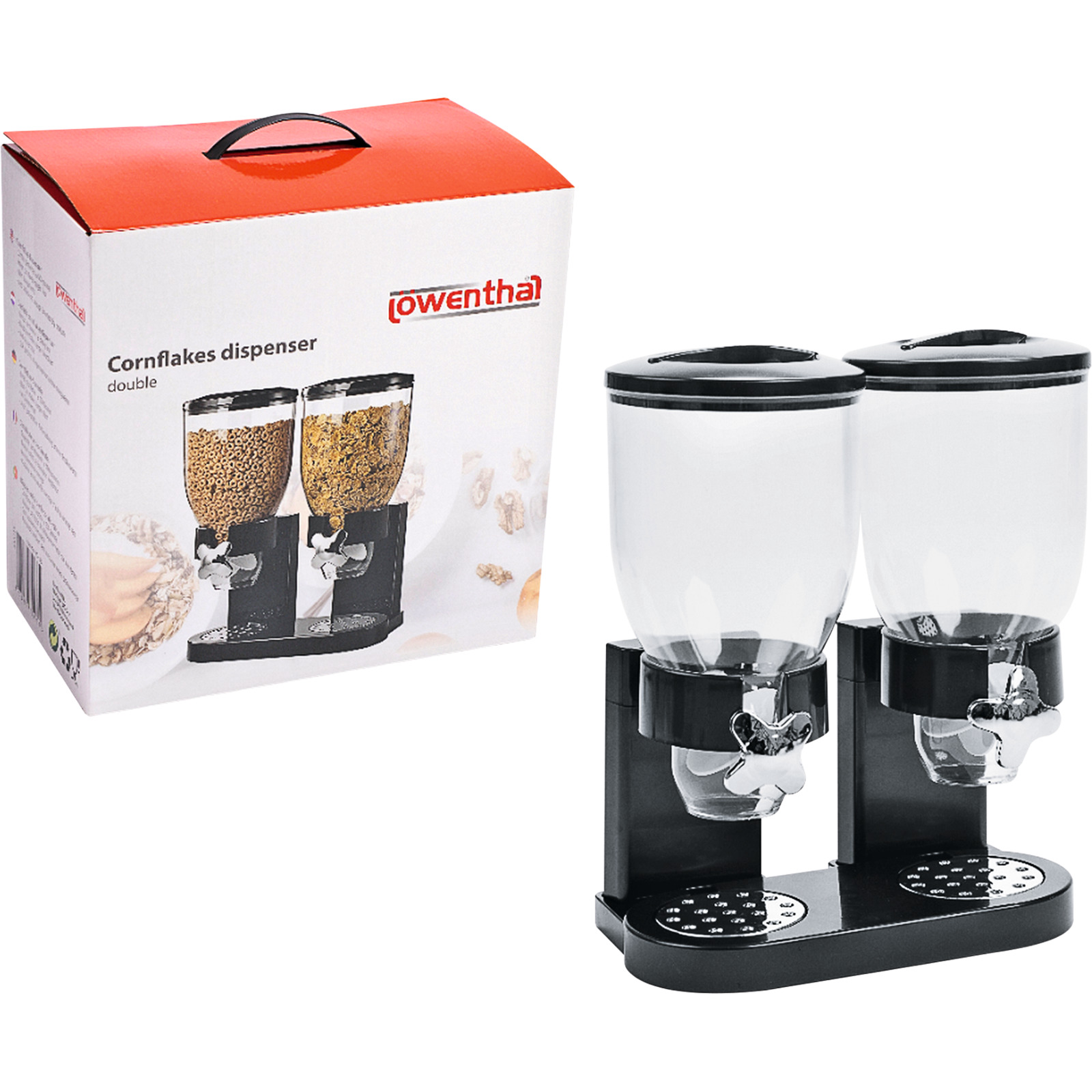 Frühstückszerealienspender doppelt