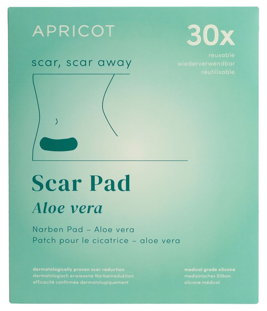 Apricot Narben Pad wiederverwendbar scar scar away 2 Stk