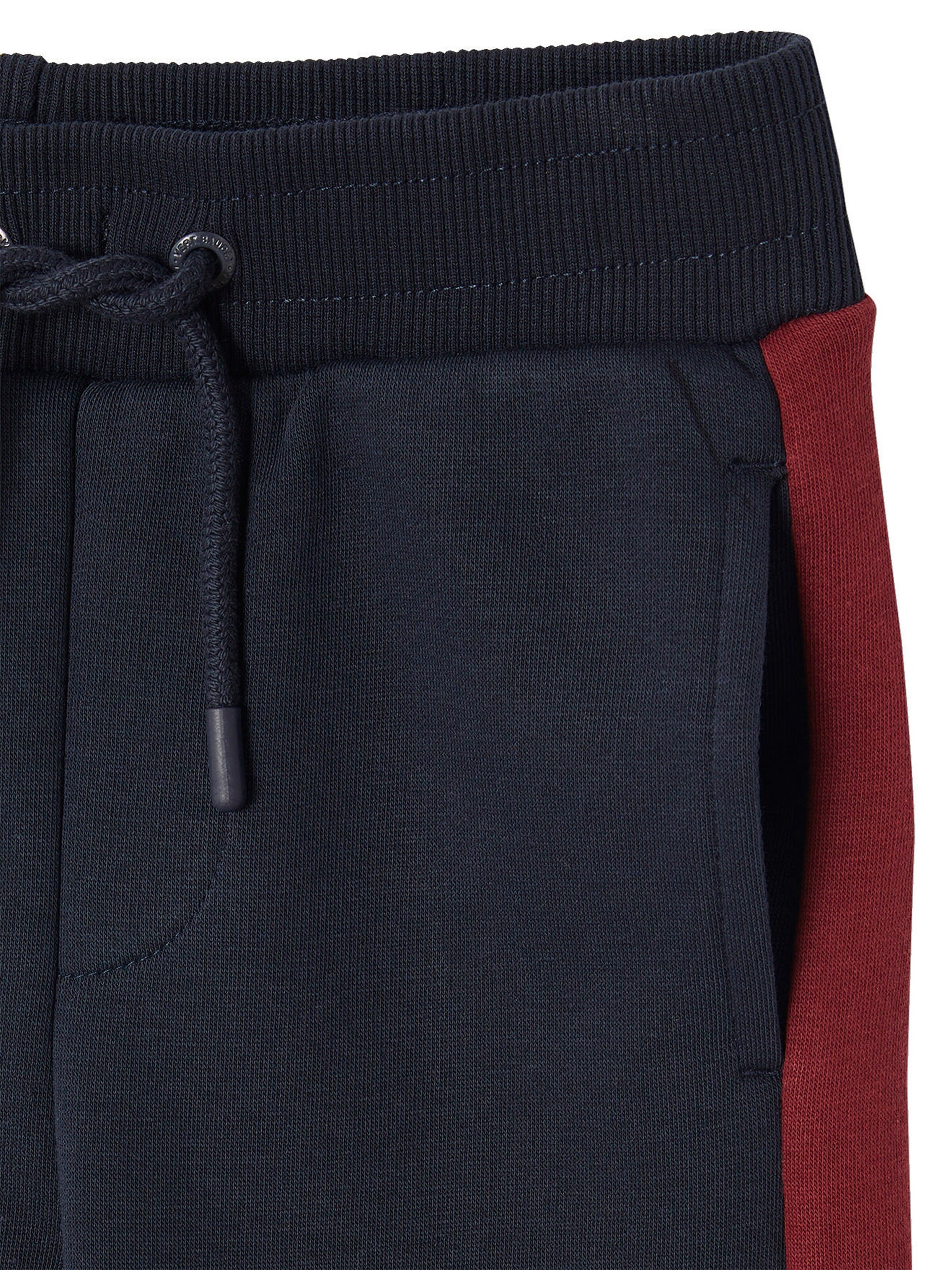 Vertbaudet Jungen Jogginghose mit Zierstreifen und Recycling-Polyester marine