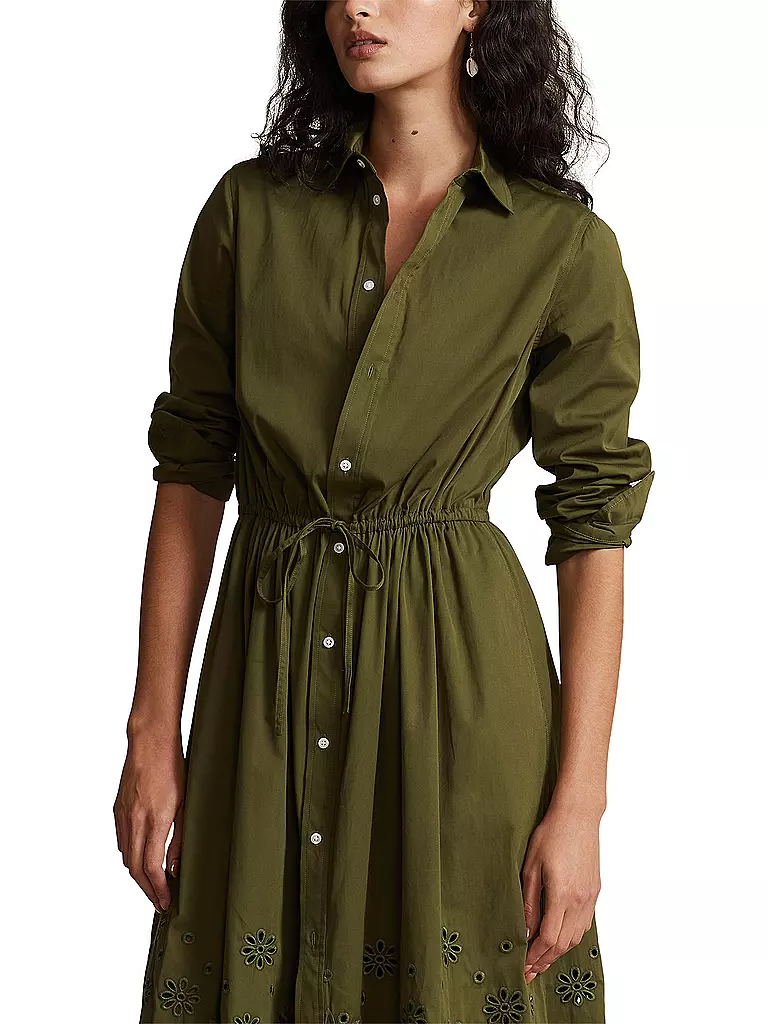 POLO RALPH LAUREN Midikleid olive