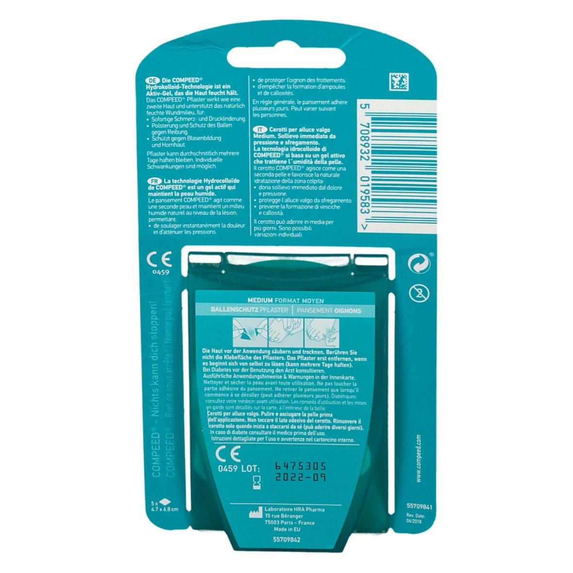Compeed® Ballenschutzpflaster