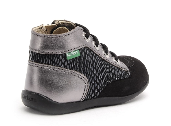 Kickers boots bottine bebe bonzip marine noir