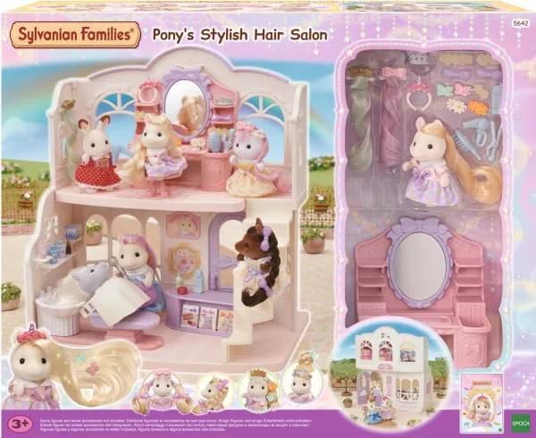 Sylvanian Families Pony Frisørsalon med figur