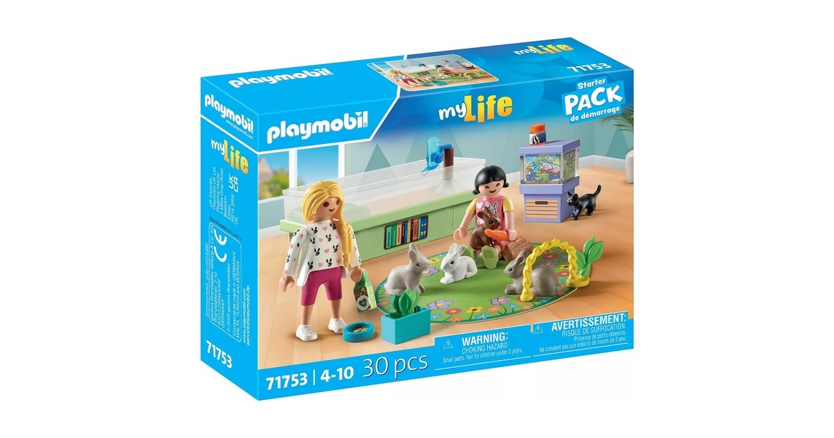 PLAYMOBILMy Life - Konijnenfamilie Constructiespeelgoed  (71753)