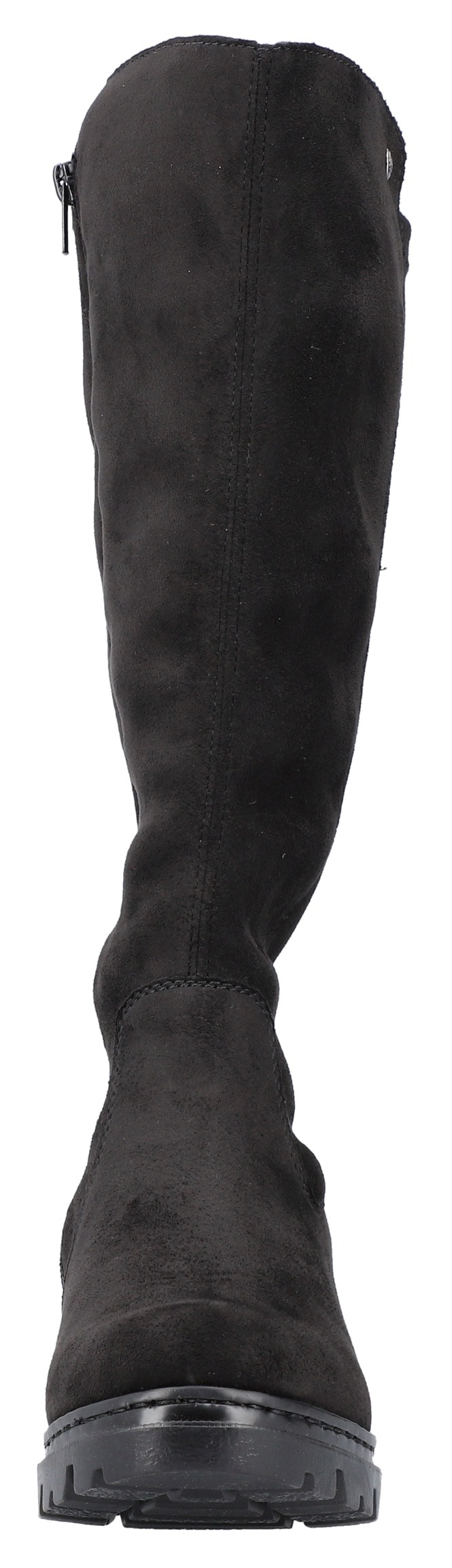 Rieker Winterstiefel  , Langschaftstiefel, Blockabsatz, mit Stretch