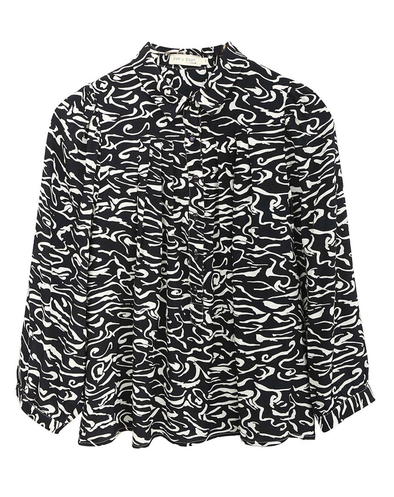 See u Soon Blouse Zoé noir