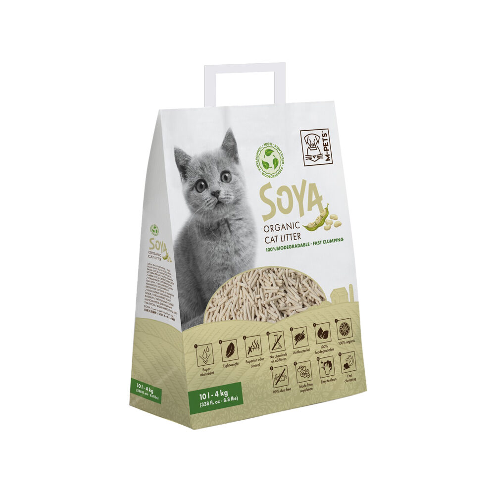 M-PETS Soya Kattenbakvulling Organisch