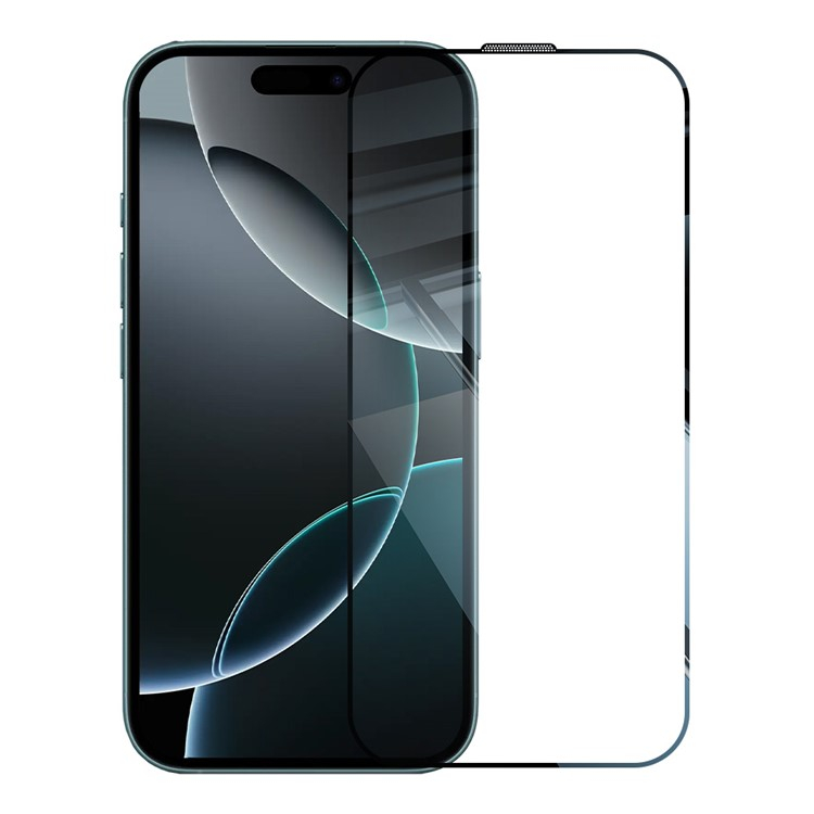 iPhone 16 Pro Gummi Case Hülle mit Panzer Glas Displayschutz Case Friendly   Montagerahmen