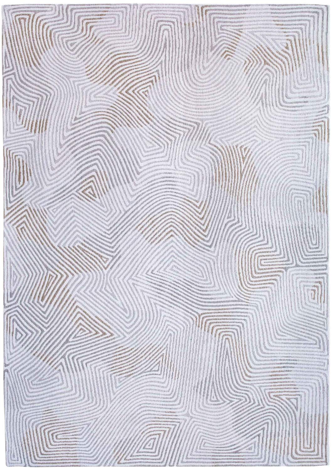 Ecorugs vloerkleed Coral wit 170x240 cm
