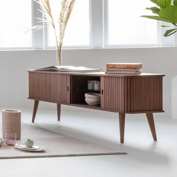 Zuiver - Barbier Sideboard mit Schiebetüren, Esche