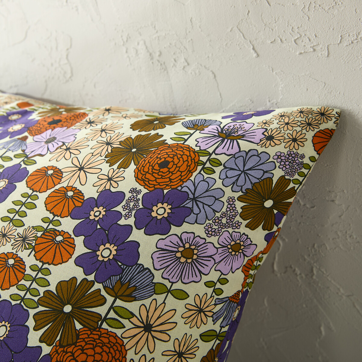 LA REDOUTE INTERIEURS<br>Conjunto de cama 50% algodão reciclado, fronha retangular. Marisol