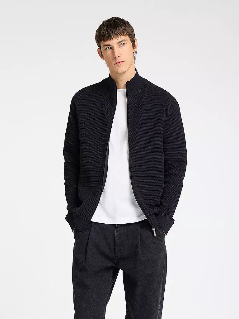 SELECTED Strickjacke SLHROSS grau