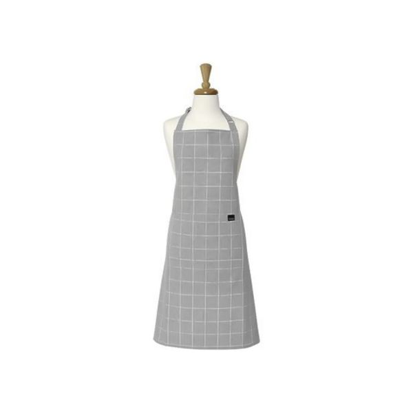 Ladelle Avental Eco Check Grey -48743-LDL
