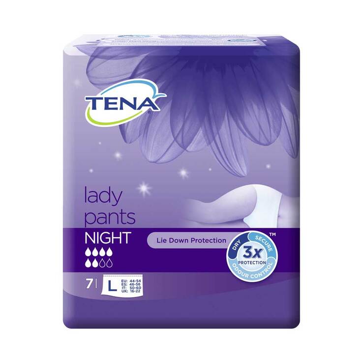 Tena Lady Pants Night L, 7 St