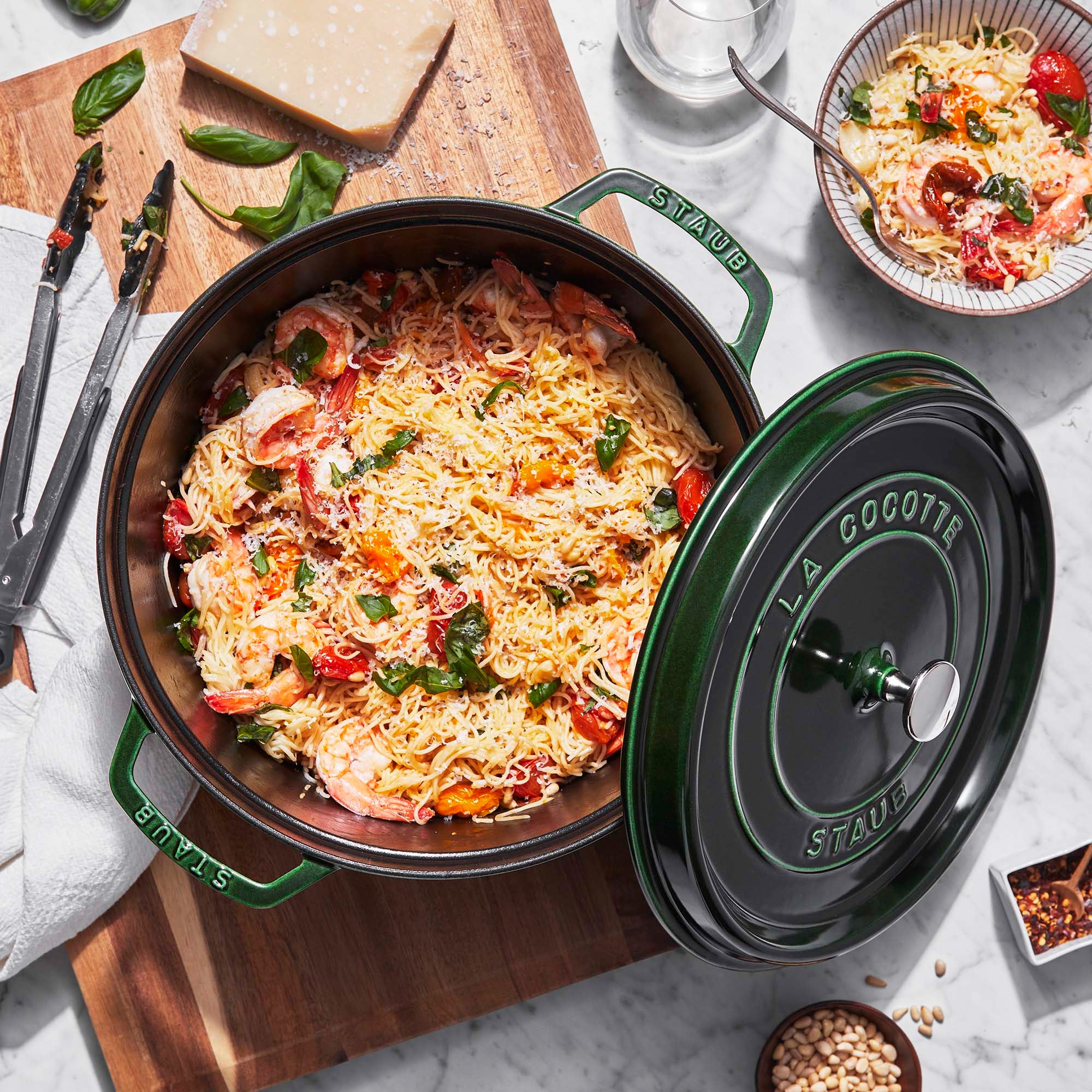 Staub La Cocotte Braadpan Ã 26 cm - Basilicumgroen