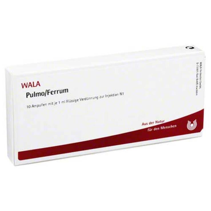 Pulmo / Ferrum Ampullen, 10X1 ml
