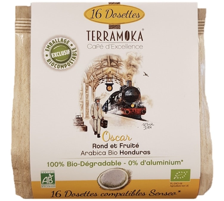16 dosettes souples Sir Oscar Bio - TERRAMOKA