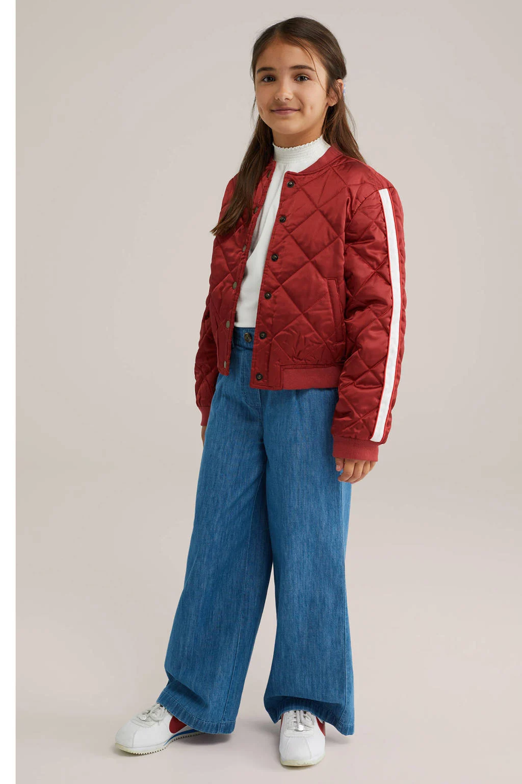 WE Fashion bomberjack rood