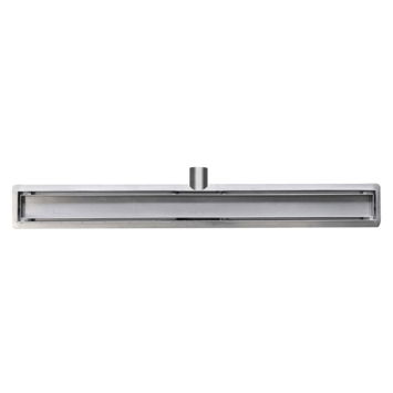 Marho Drip douchegoot met tegelrooster en flens 100 x 7 cm RVS