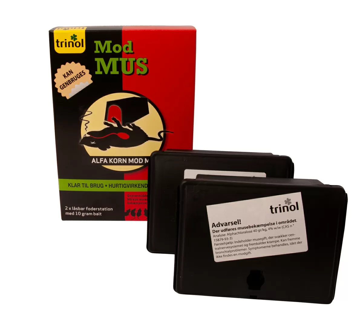 Trinol Alfa korn mod mus - 2 stk.