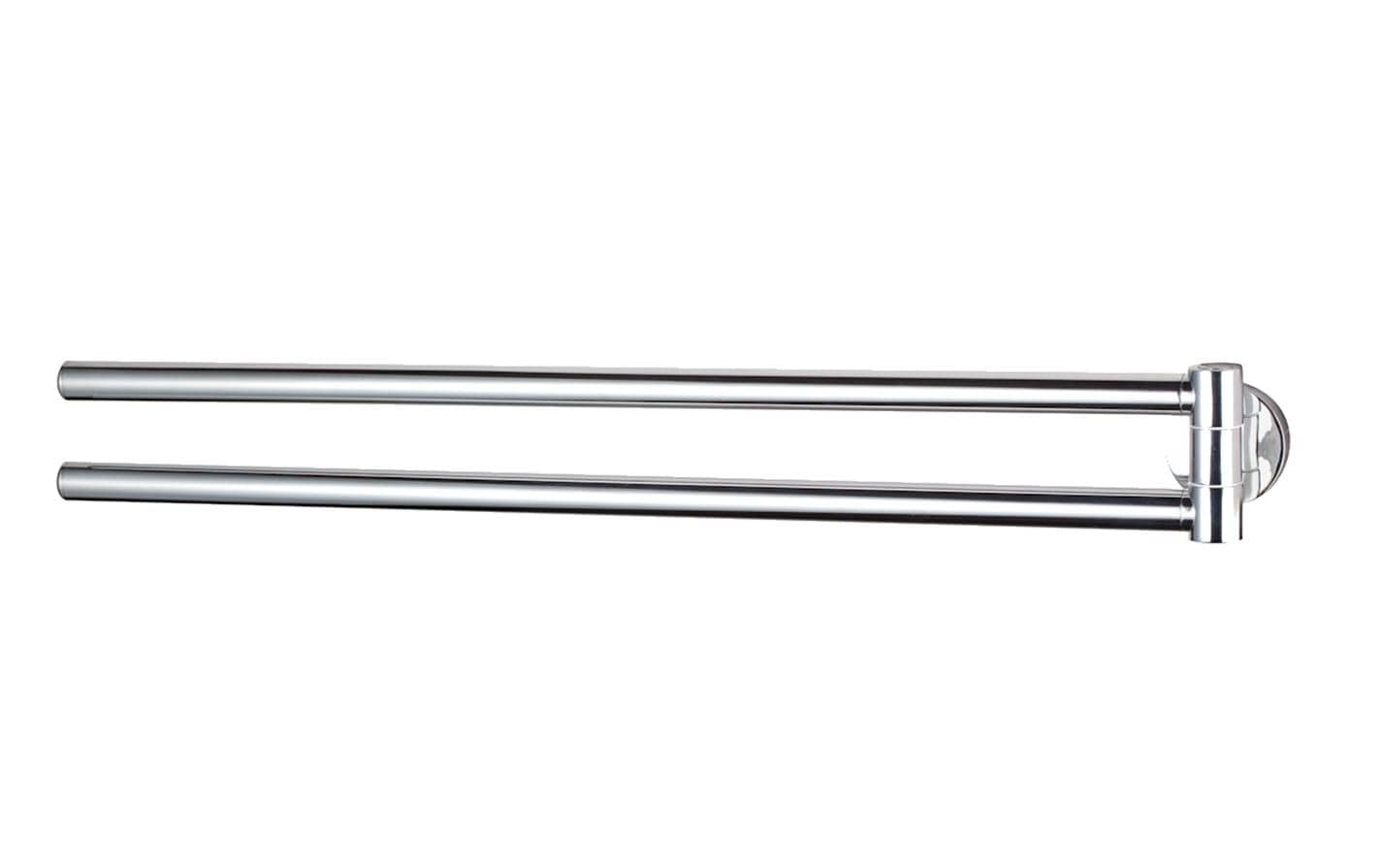 Handtuchhalter 2-armig 44 cm, verchromtBadetuchhalterung mit zwei Armen