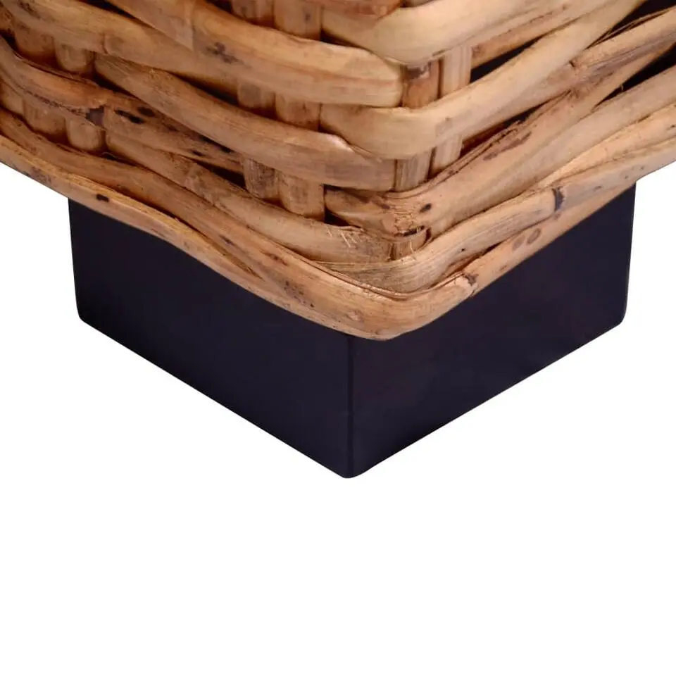 vidaXL - Tuinbank - Wit - Rattan
