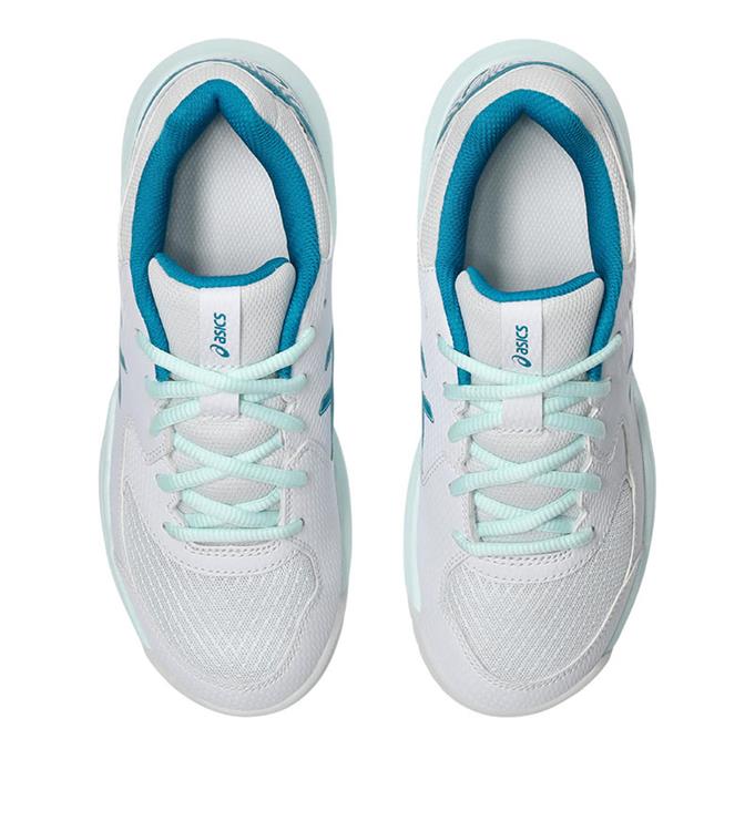 ASICS GEL-DEDICATE 8 GS 1044A077 WHITE-TEAL-BLUE